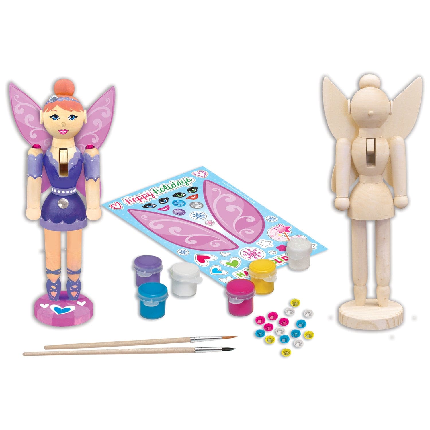 Nutcracker Sugarplum Fairy - Holiday Wood Paint Kit