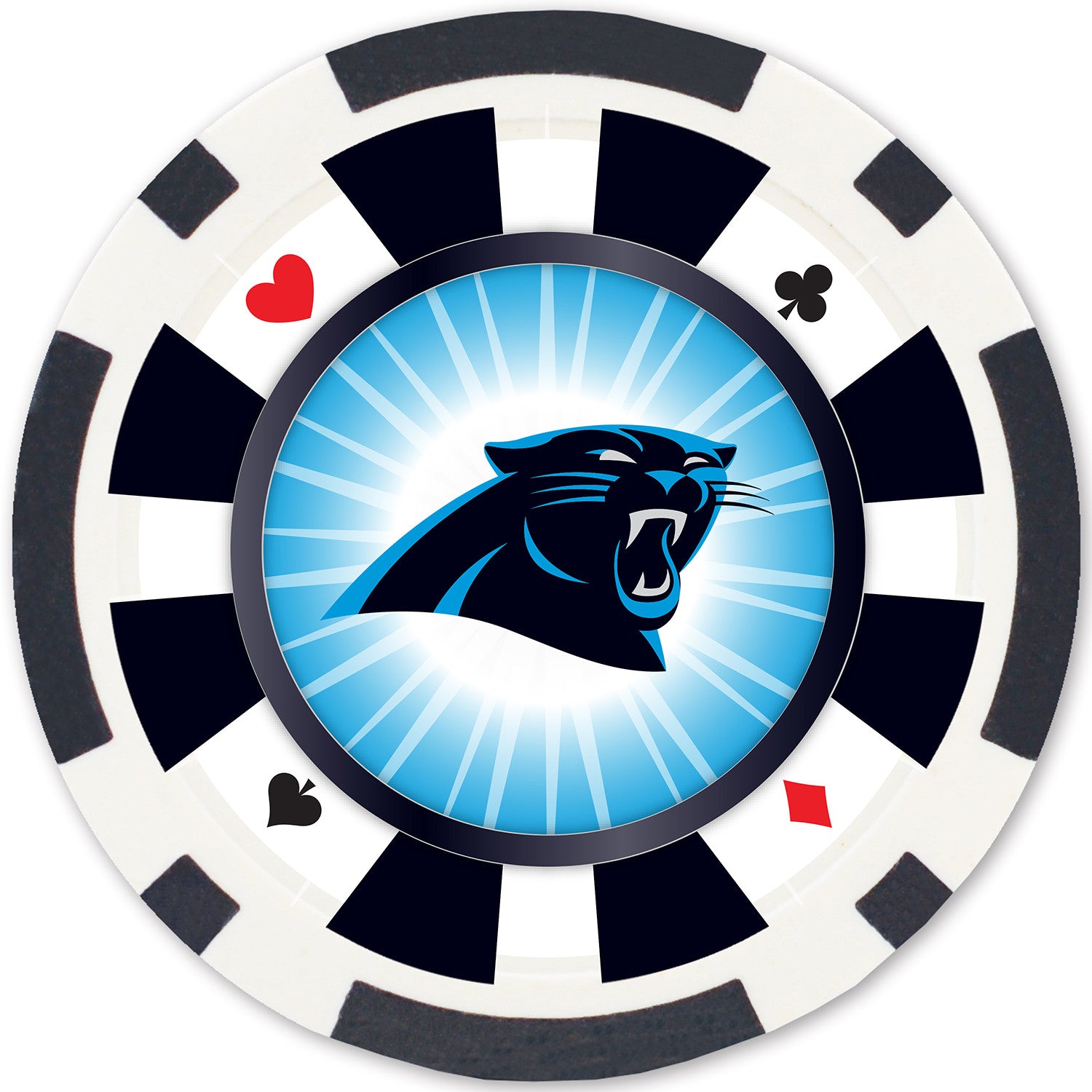 Carolina Panthers NFL Poker Chips 100pc