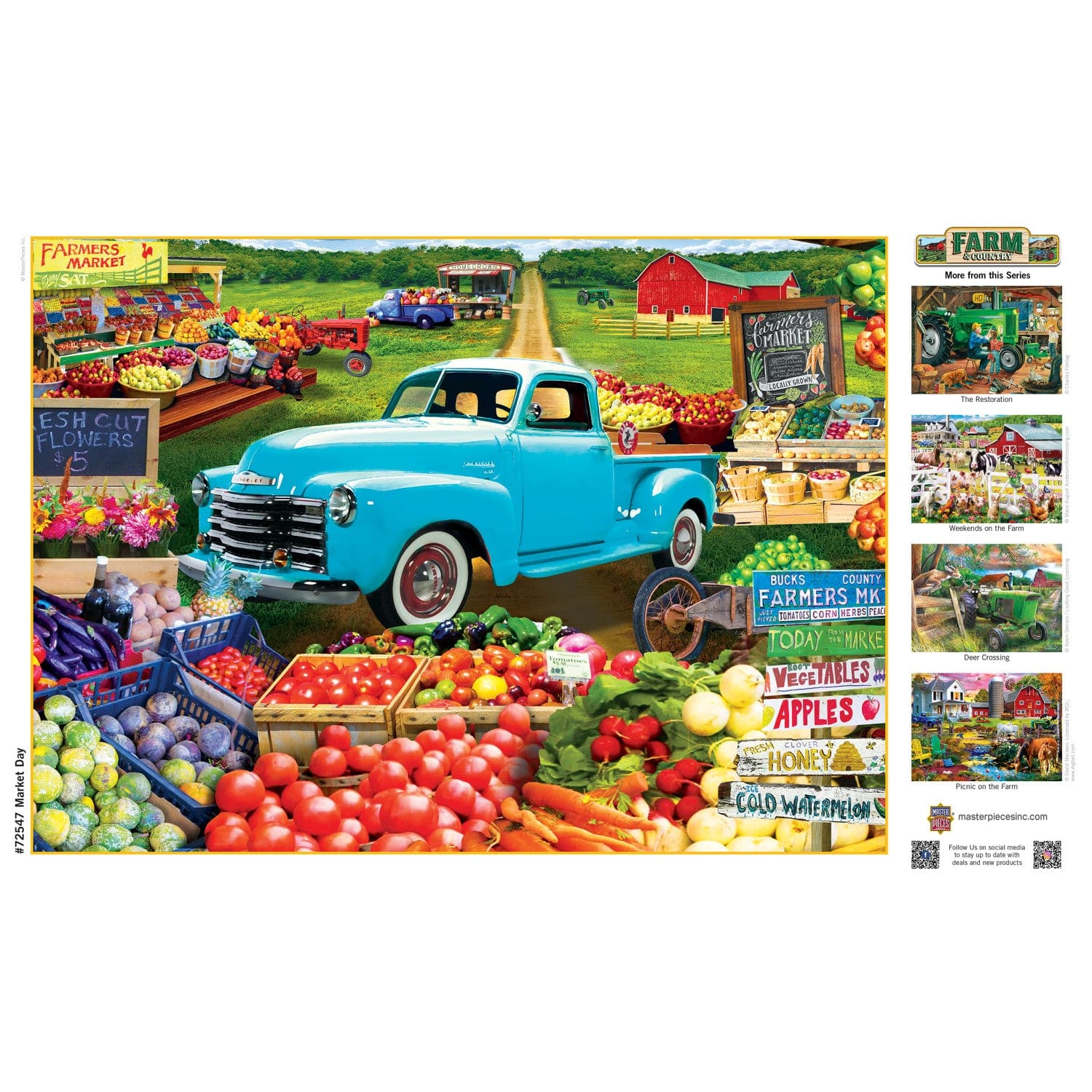 Farm & Country - Market Day 1000 Piece Jigsaw Puzzle