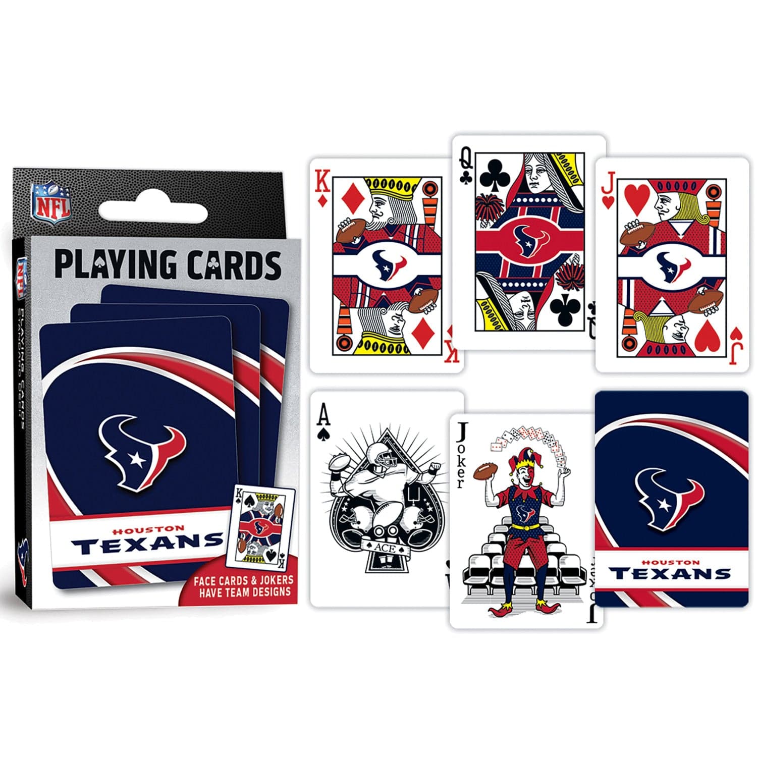 Houston Texans Playing Cards - 54 Card Deck