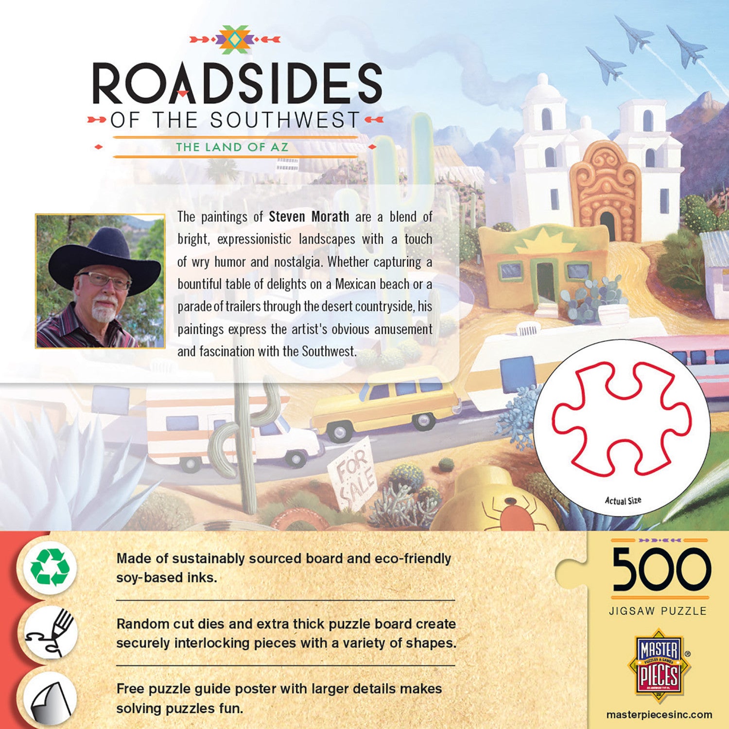 Roadsides of the Southwest - Land of AZ 500 Piece Jigsaw Puzzle