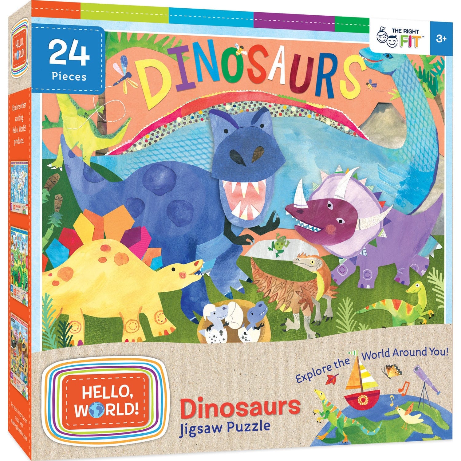 Hello, World! - Dinosaurs 24 Piece Puzzle