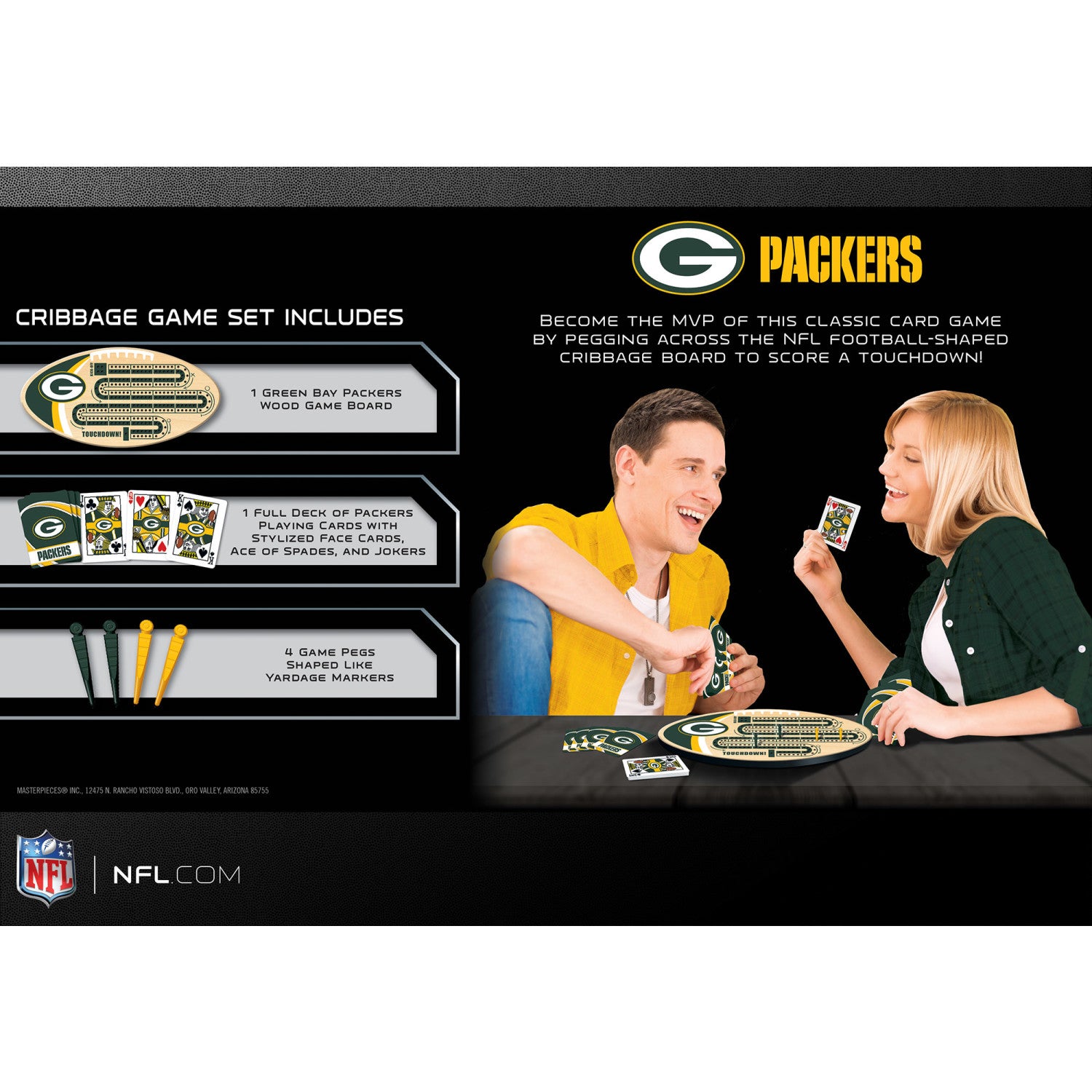 Masterpiece Puzzle Green Bay Packers Cribbage - GBP3070