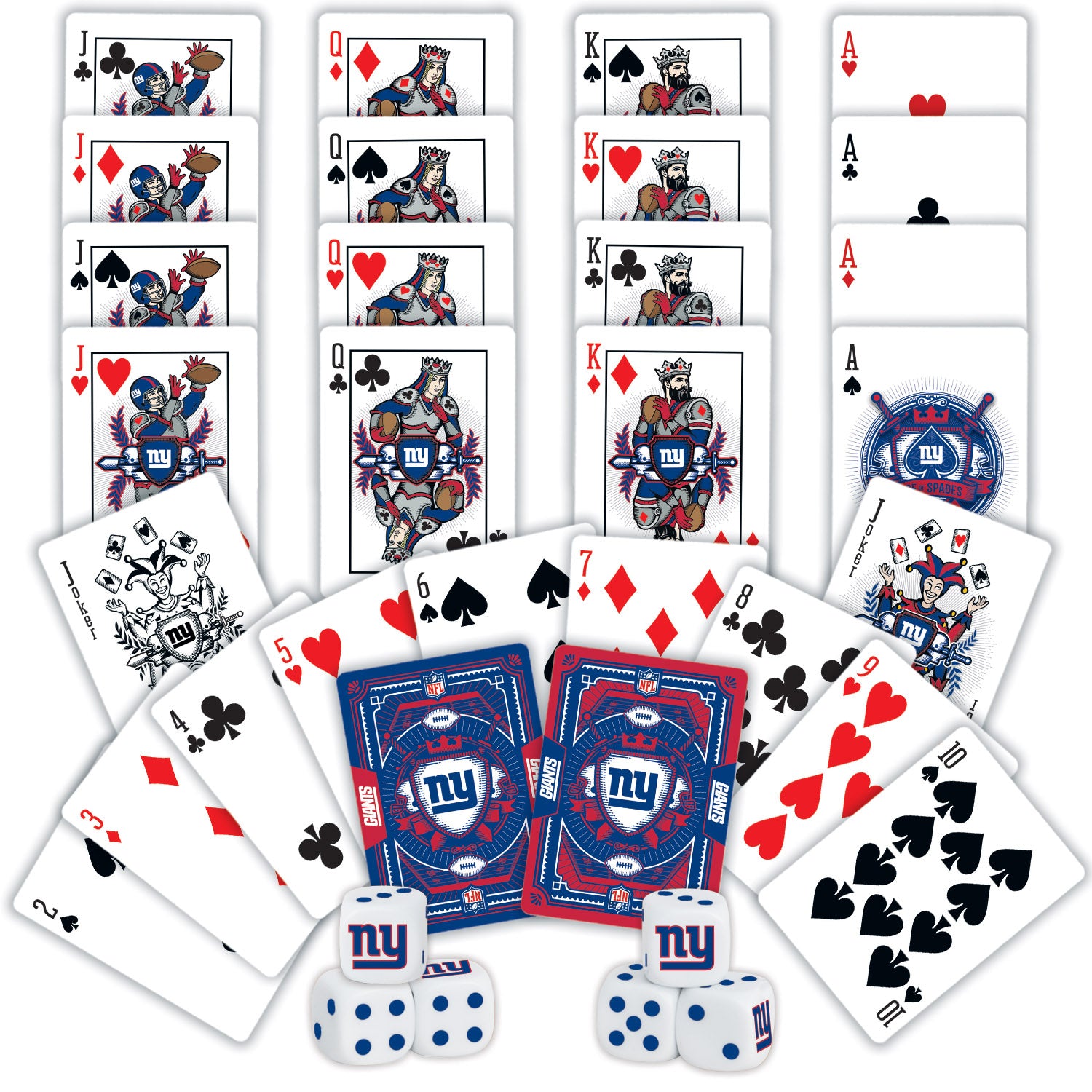 New York Giants Playing Cards