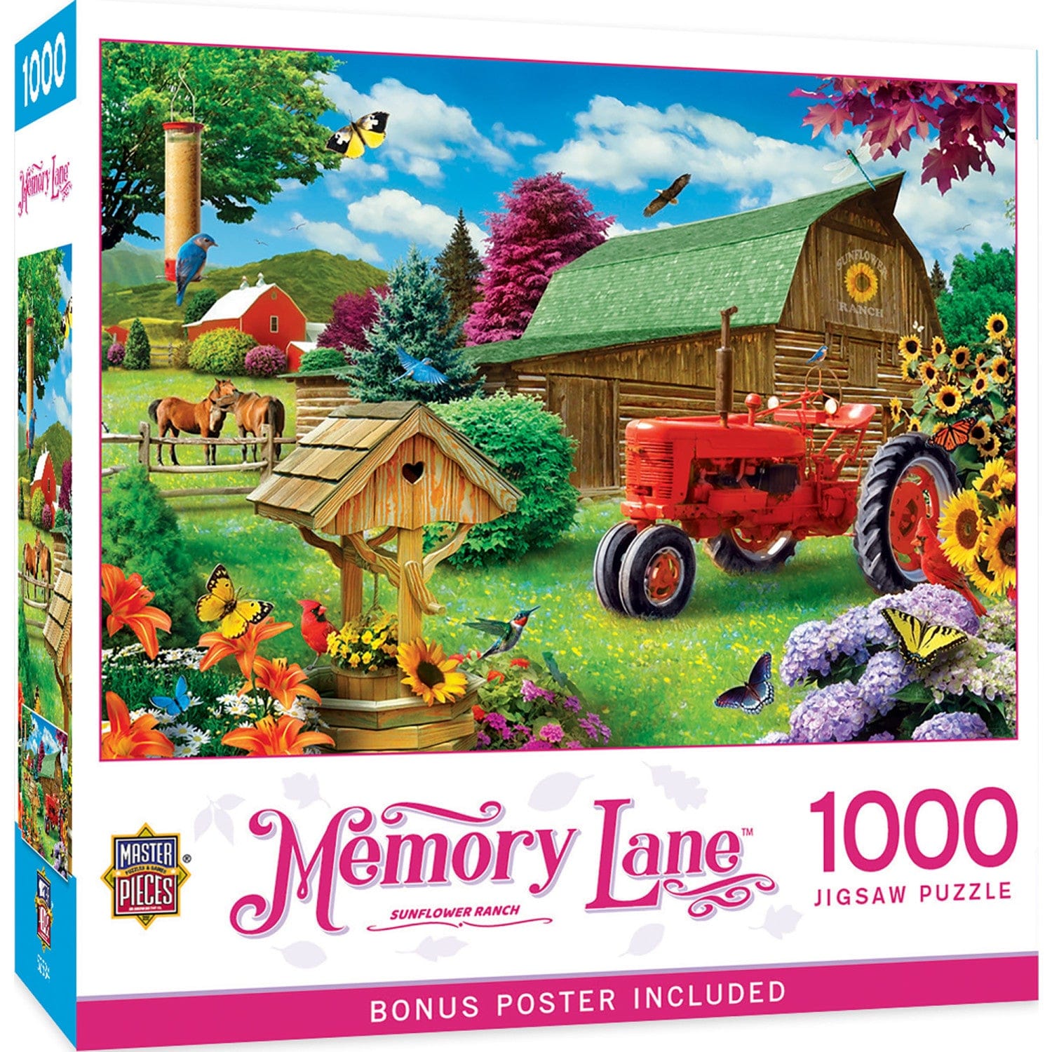 Memory Lane - Sunflower Ranch 1000 Piece Jigsaw Puzzle