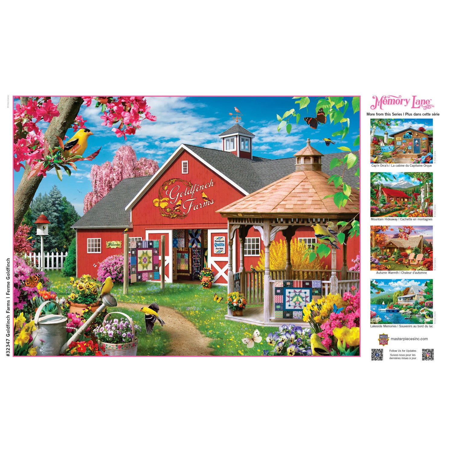 Memory Lane - Goldfinch Farms 300 Piece EZ Grip Jigsaw Puzzle