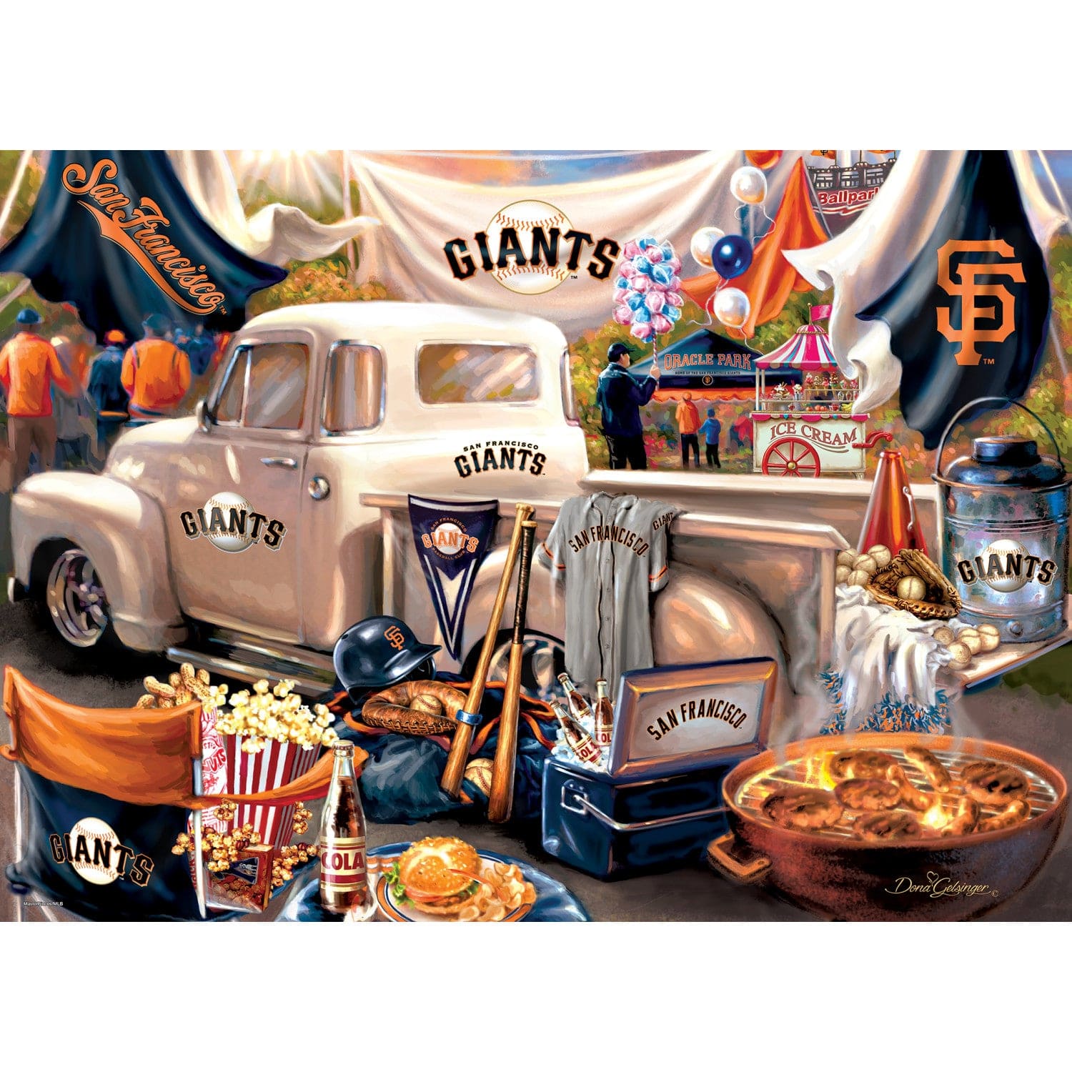 San Francisco Giants MLB Gameday 1000pc Puzzle