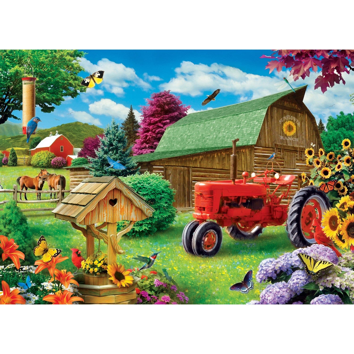 Memory Lane - Sunflower Ranch 1000 Piece Puzzle