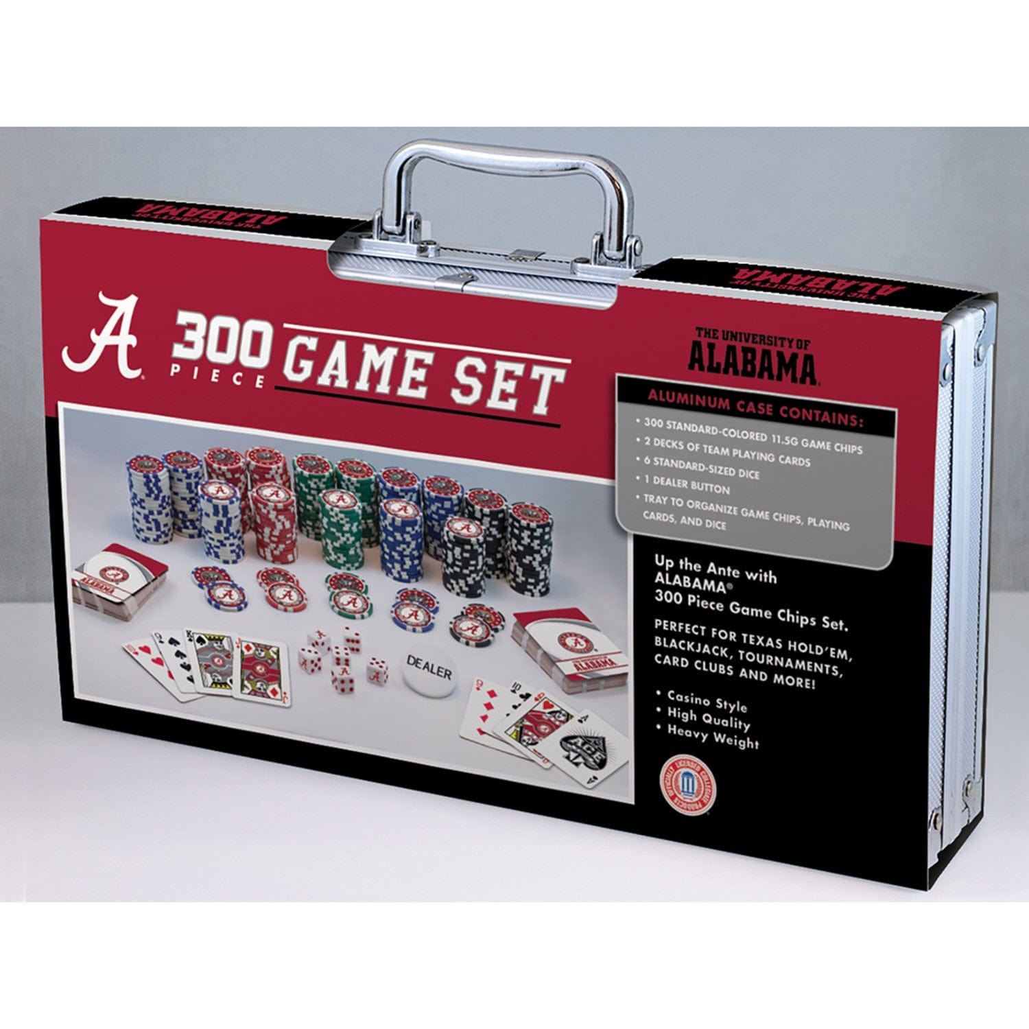 Alabama Crimson Tide 300 Piece Poker Set