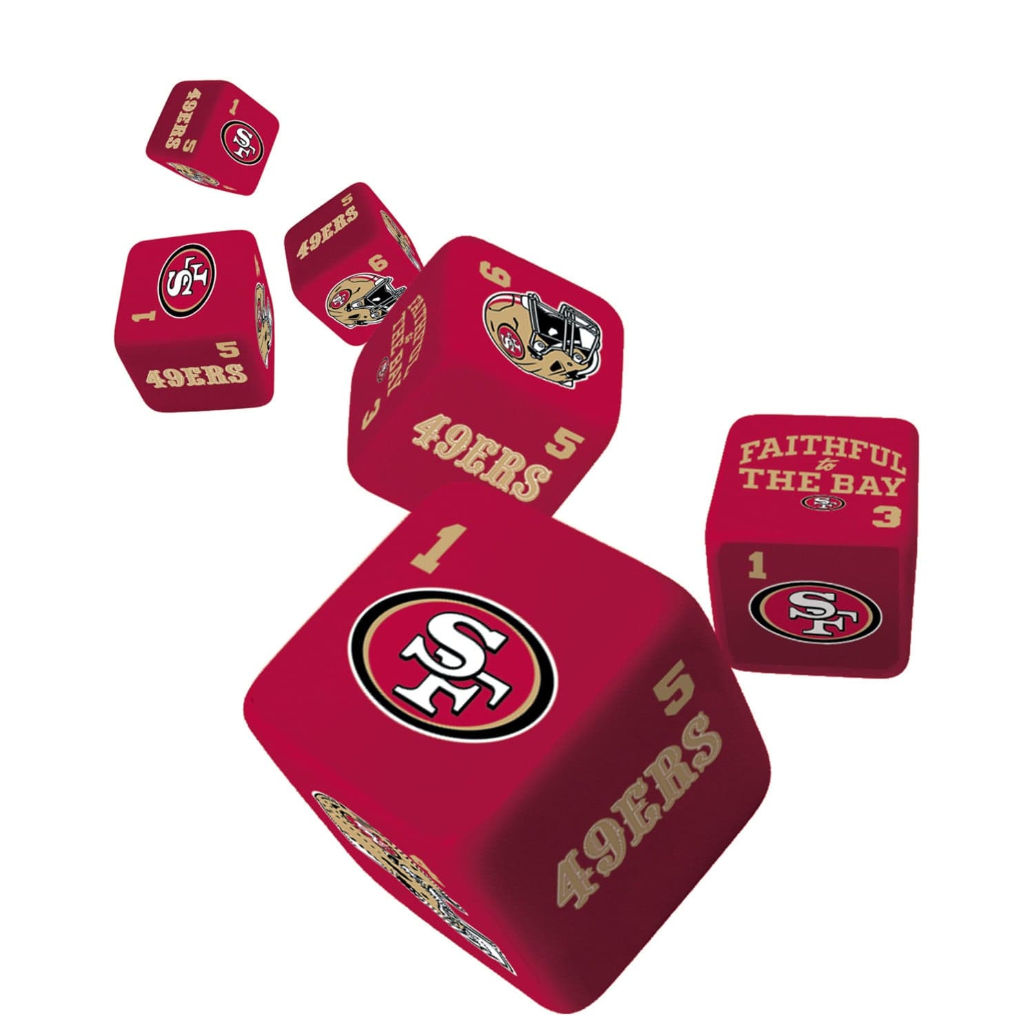 San Francisco 49ers NFL Dice Set