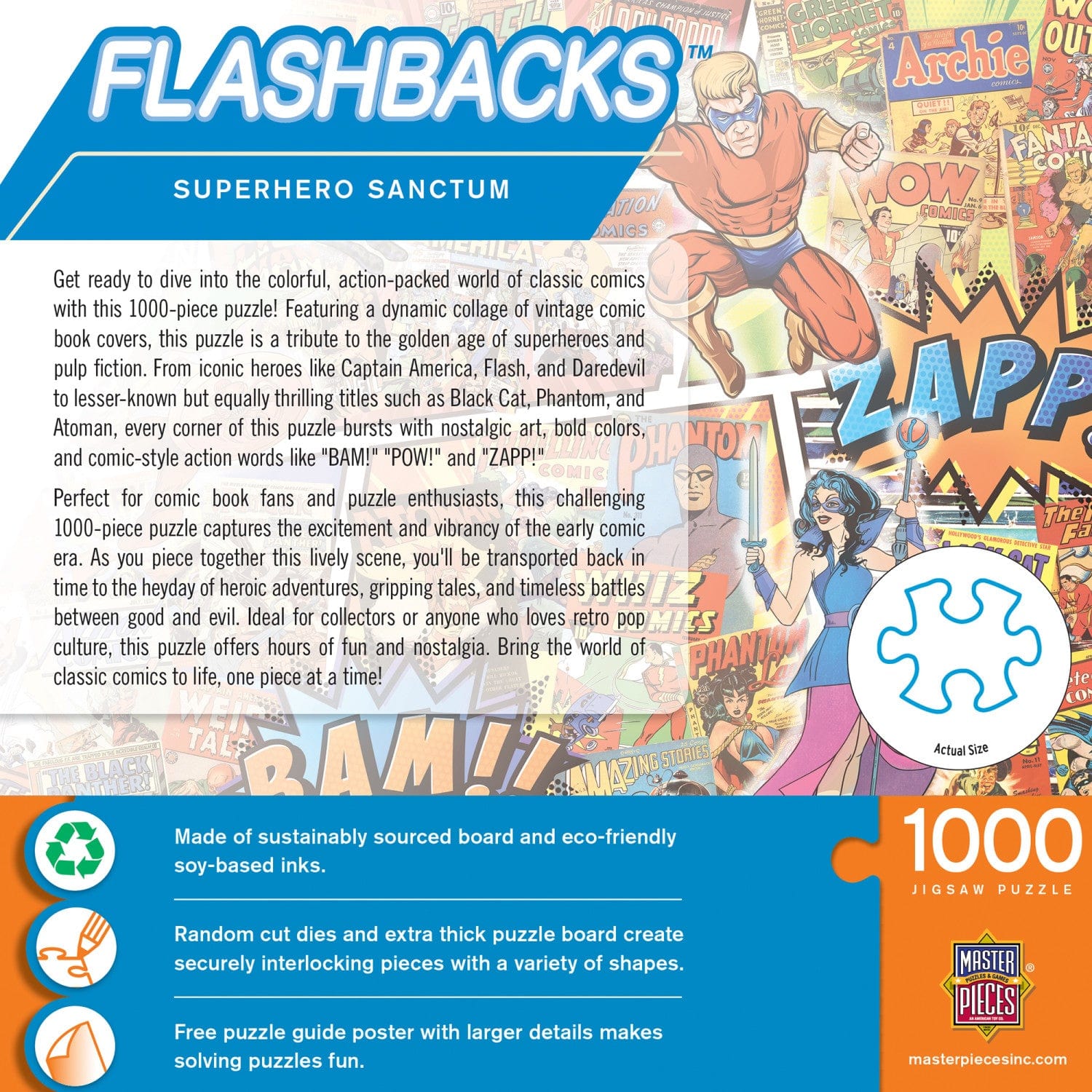 Flashbacks - Superhero Sanctum 1000 Piece Jigsaw Puzzle