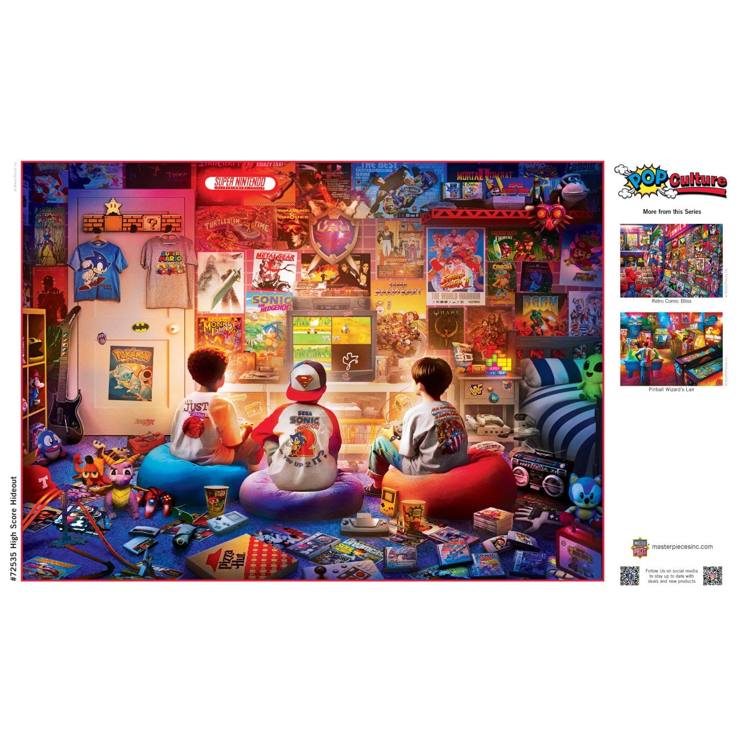 Pop Culture - High Score Hideout 1000 Piece Jigsaw Puzzle