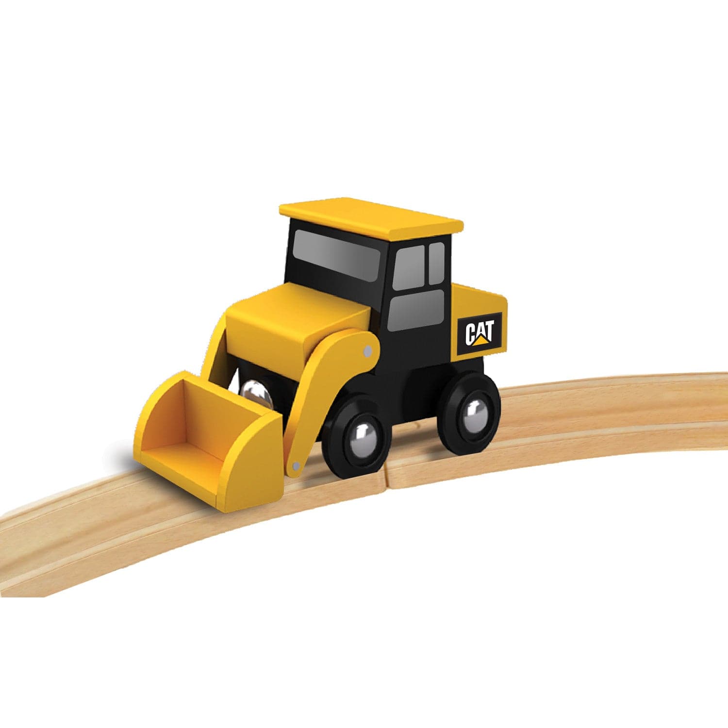 Caterpillar Loader Wood Toy Train