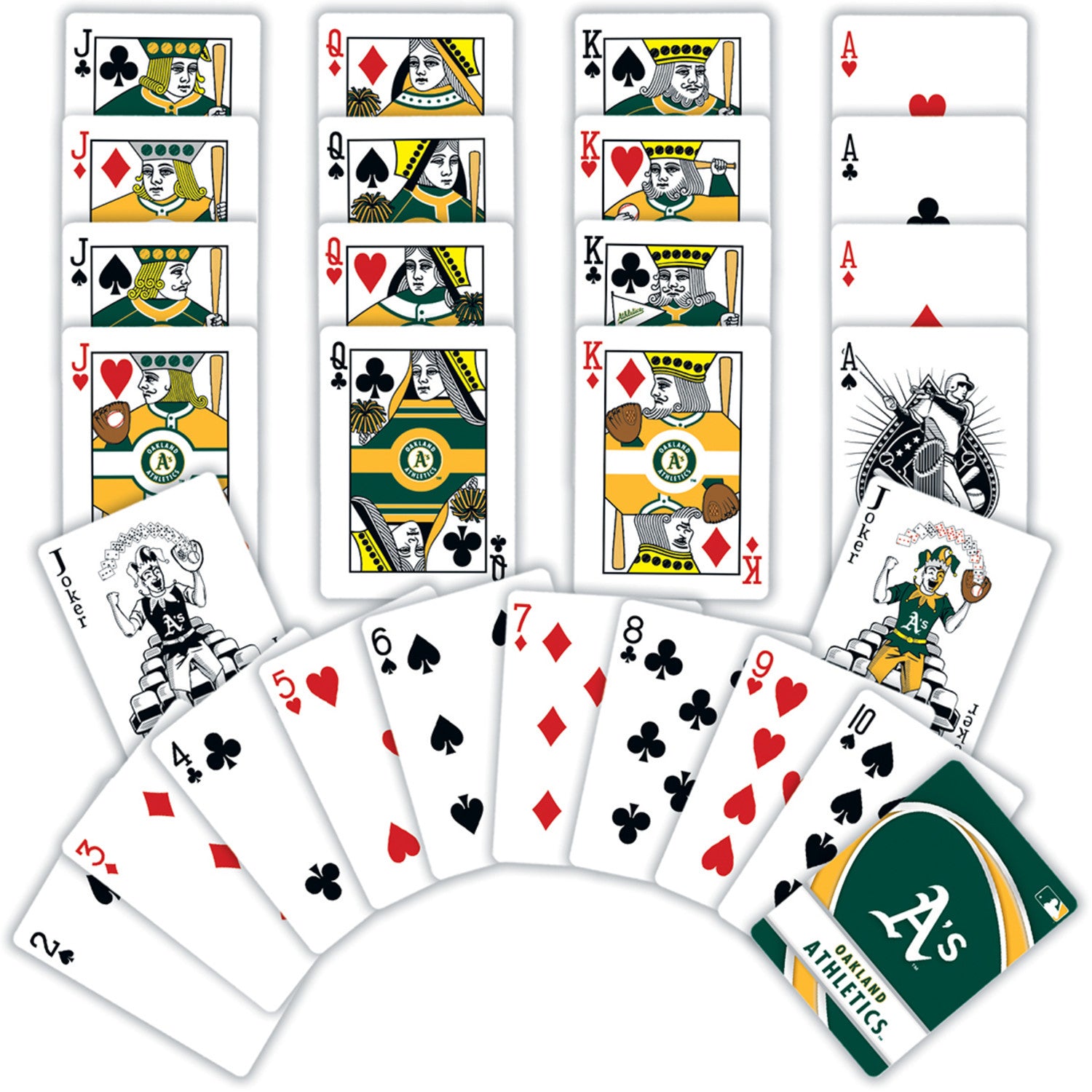 Oakland Athletics MLB Playing Cards