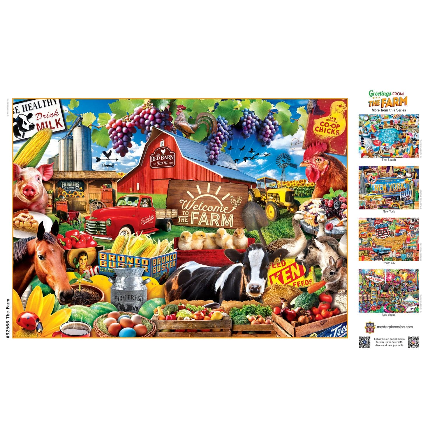 Greetings From - The Farm 500 Piece Puzzle