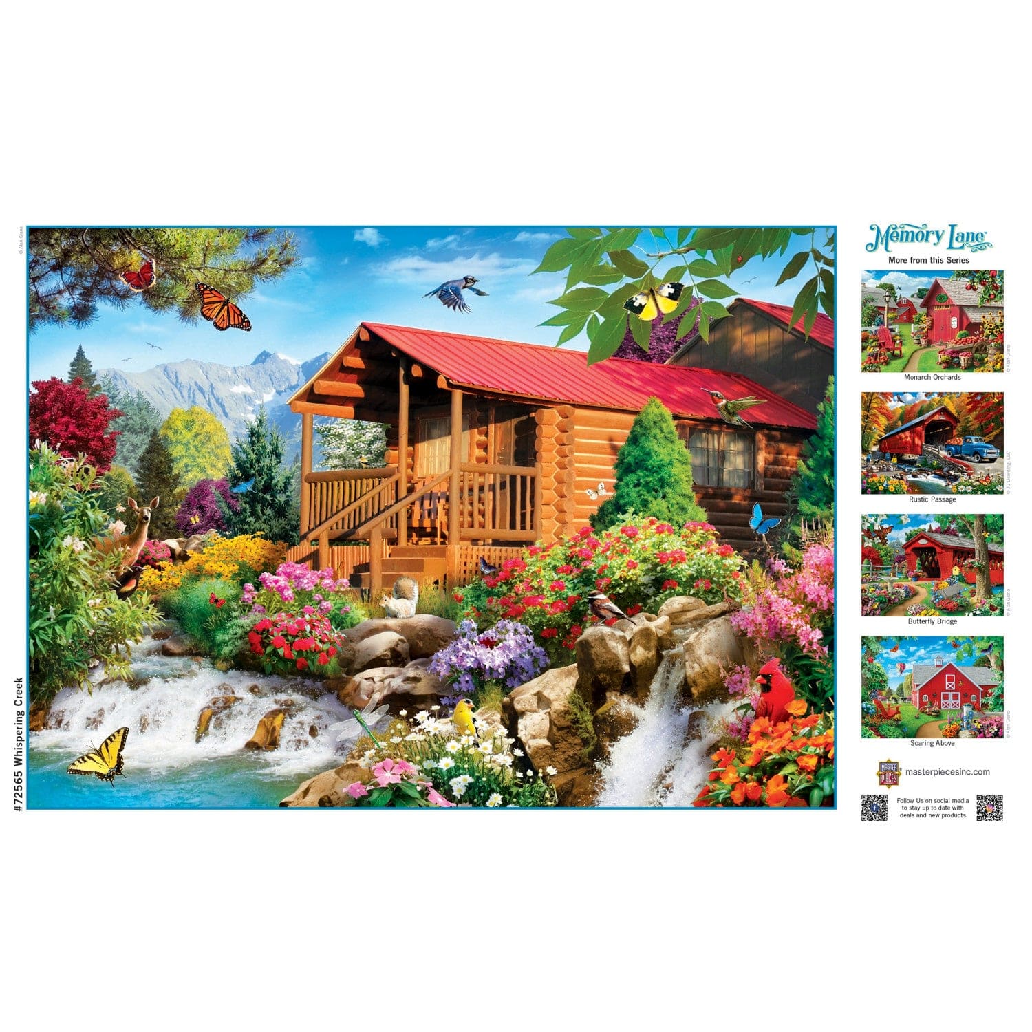 Memory Lane - Whispering Creek 1000 Piece Jigsaw Puzzle