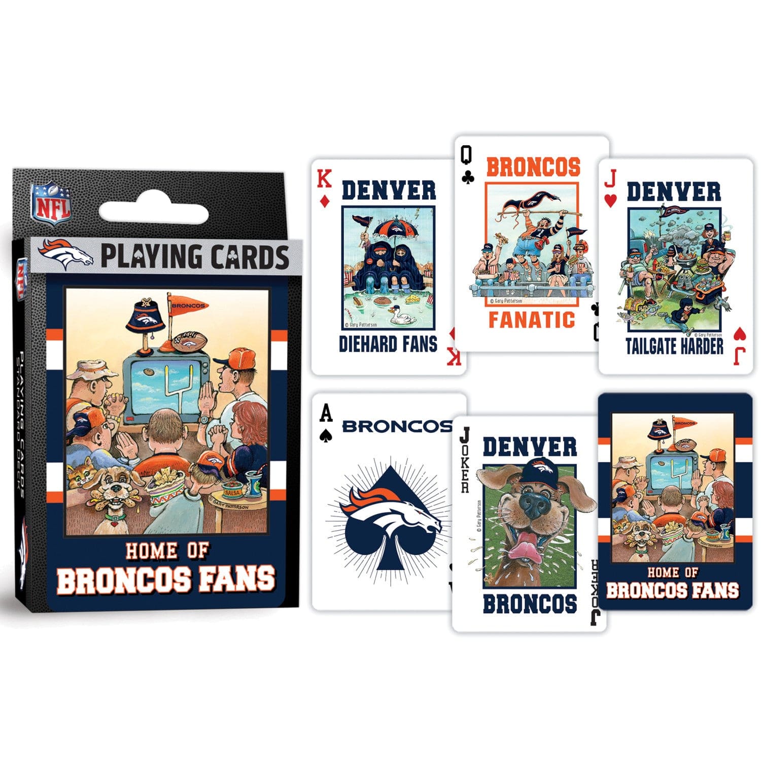 Denver Broncos Fan Deck Playing Cards