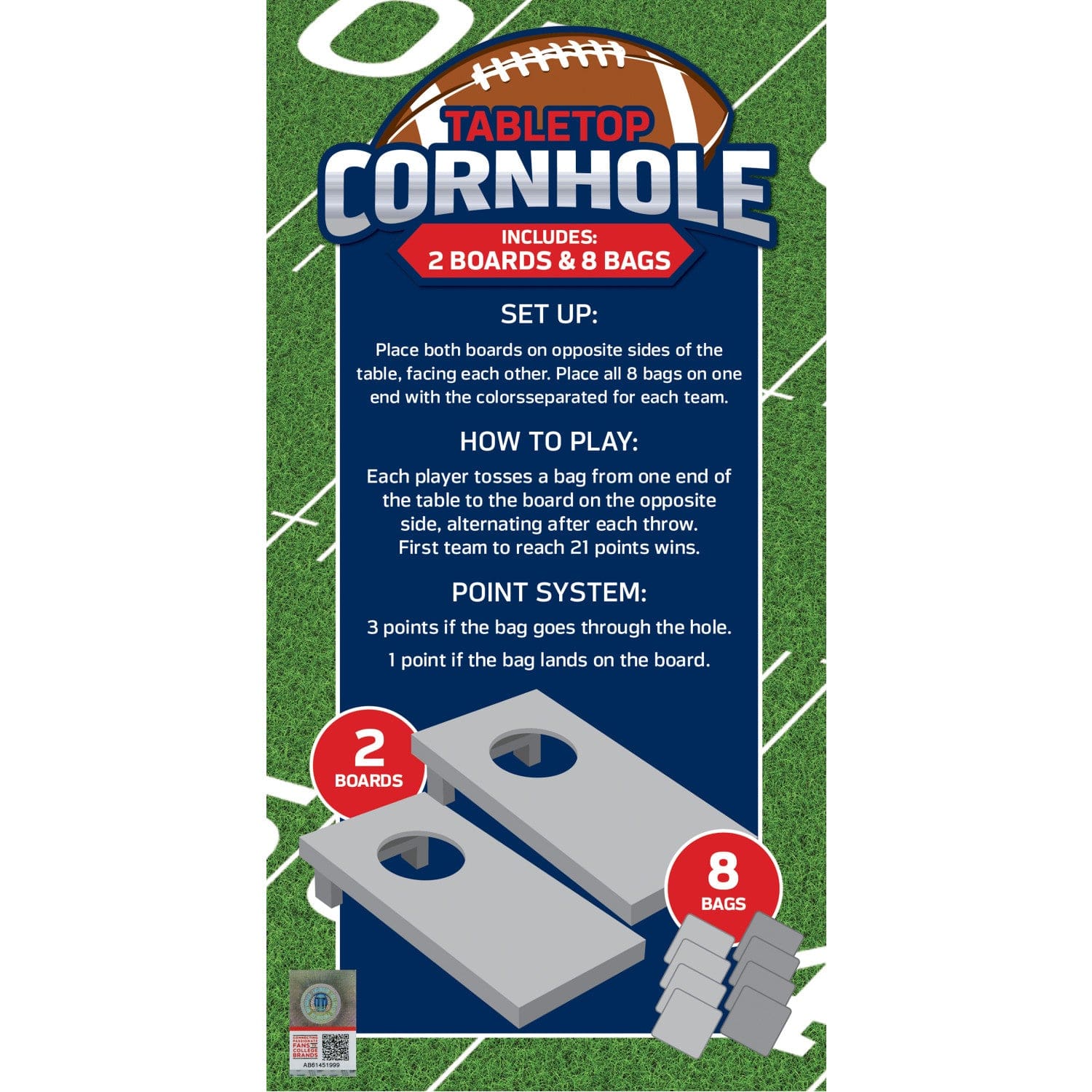 Tennessee Volunteers - NCAA Tabletop Cornhole