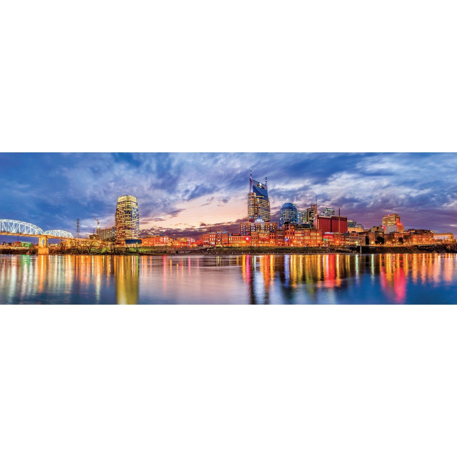 American Vista Panoramic - Nashville 1000 Piece Puzzle