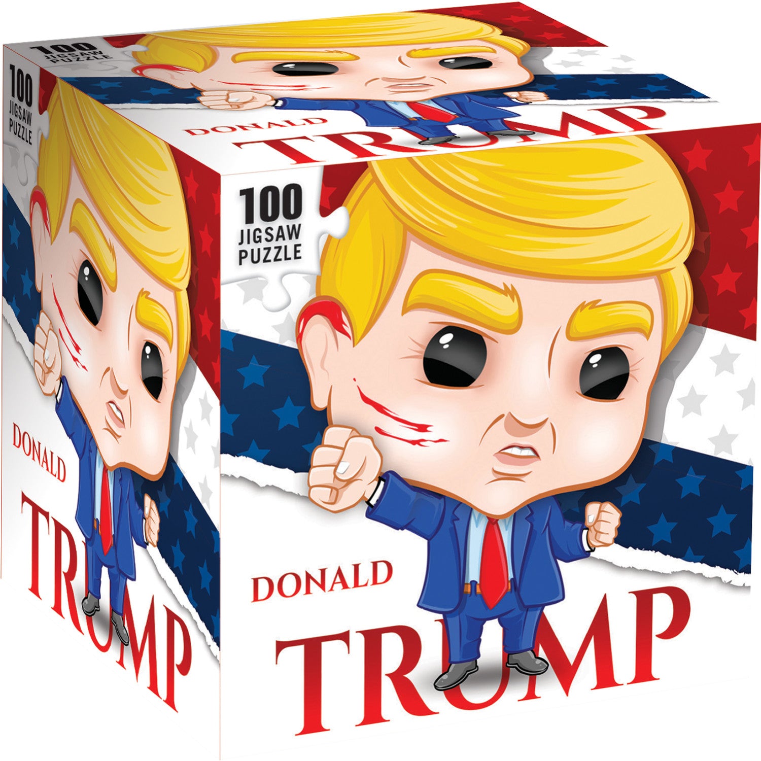 Donald Trump Aftermath 100 Piece Jigsaw Puzzle