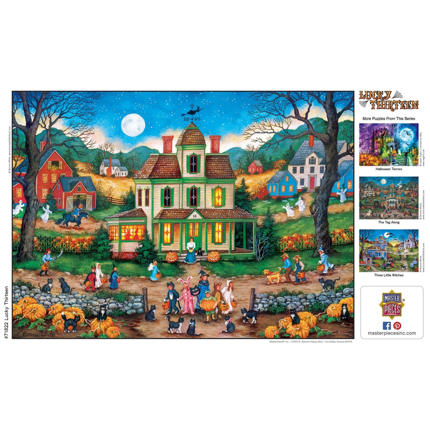 Halloween - Lucky Thirteen 1000 Piece Jigsaw Puzzle