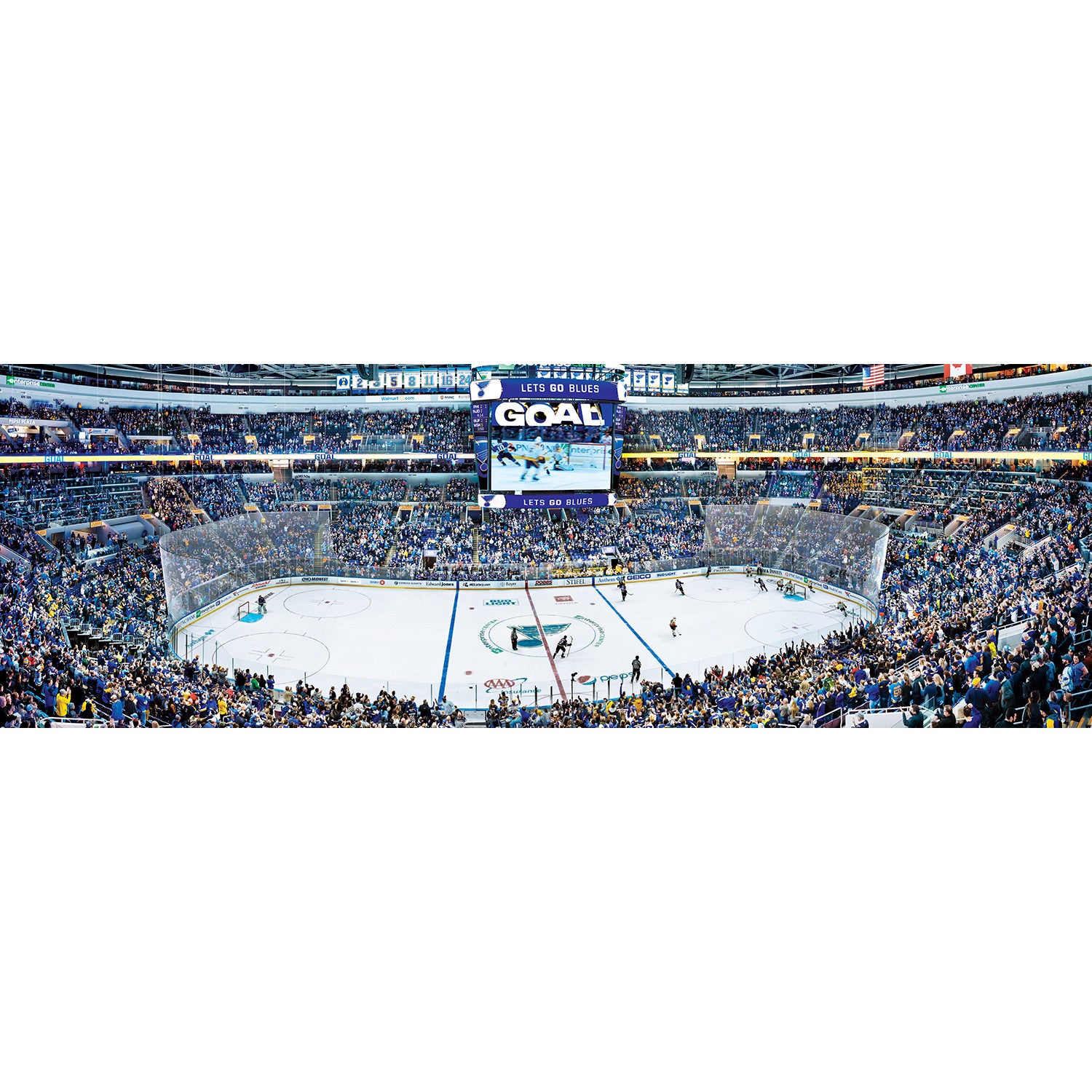 St. Louis Blues NHL 1000pc Panoramic Puzzle