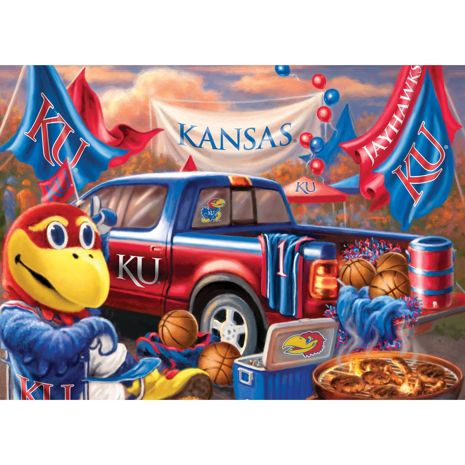 Kansas Jayhawks NCAA Gameday 1000pc Puzzle