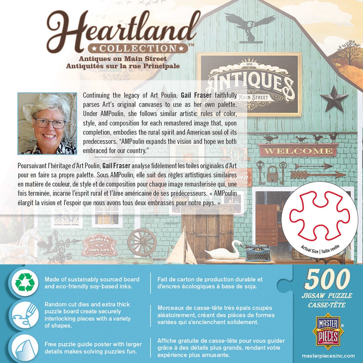 Heartland - Antiques on Main Street 500 Piece Puzzle