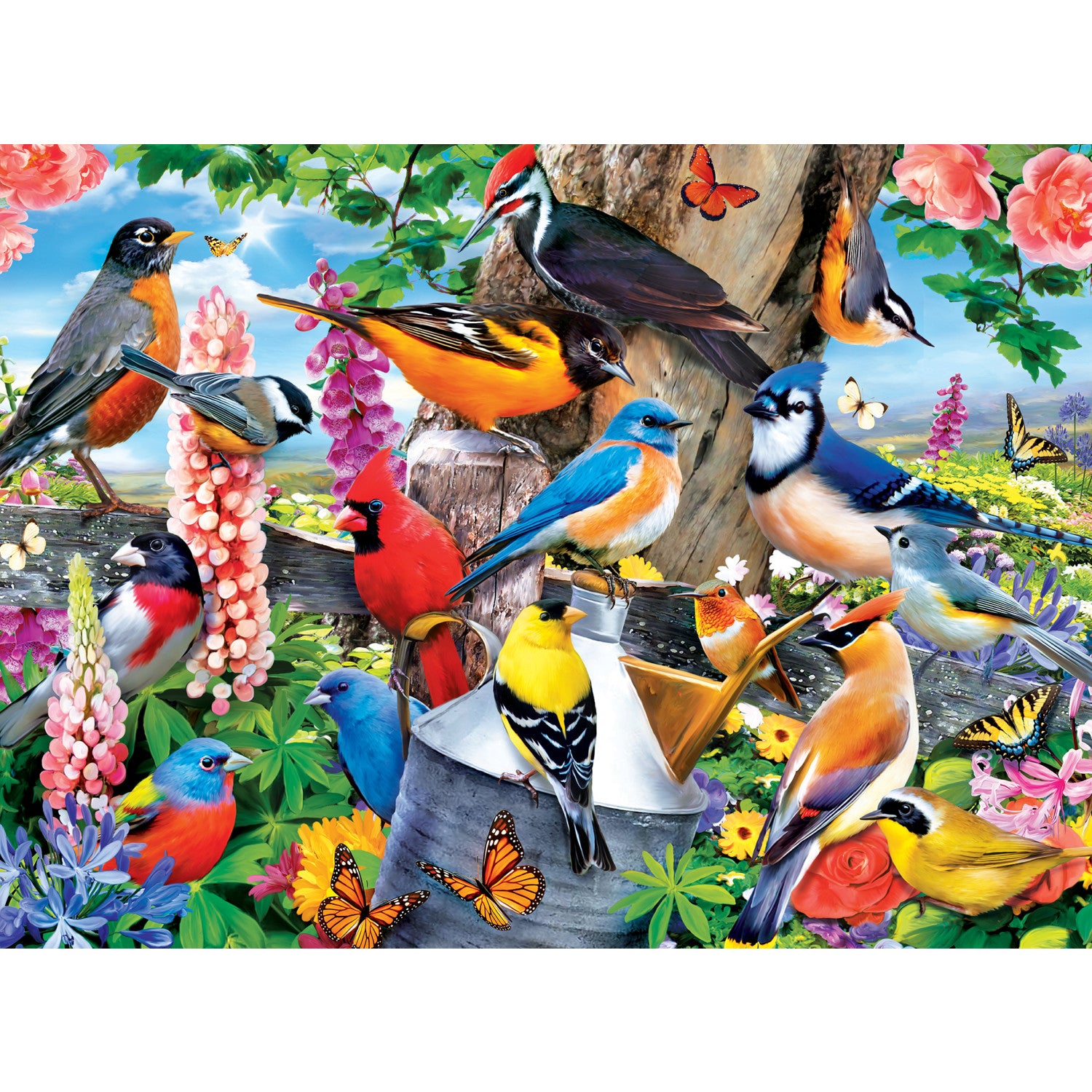 Audubon - Spring Gathering 100 Piece Puzzle