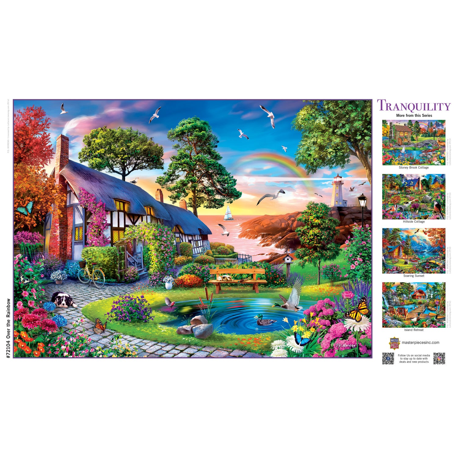 Tranquility - Rainbow 1000 Piece Jigsaw Puzzle