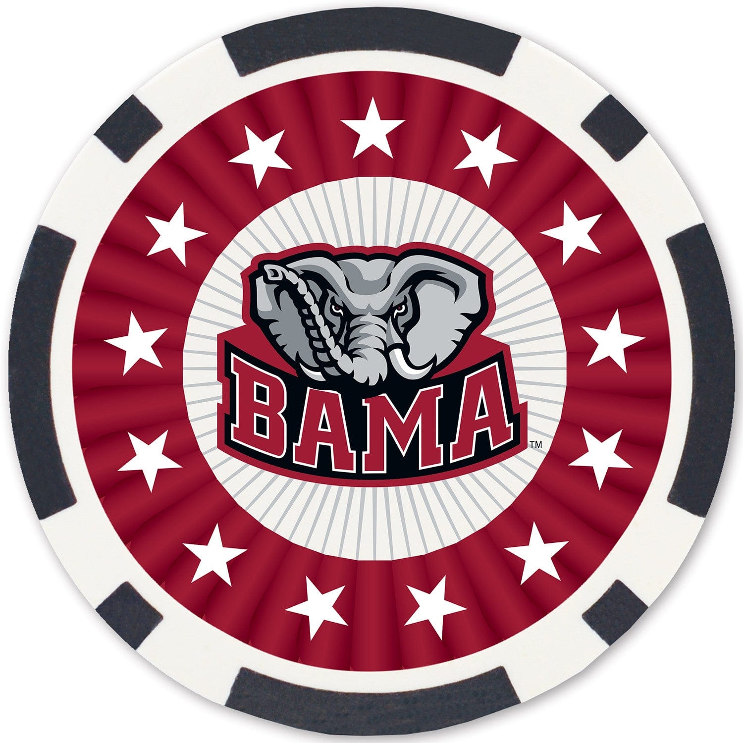 Alabama Crimson Tide 100 Piece Poker Chips