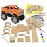 Monster Truck - Buildable Wood Paint Kit