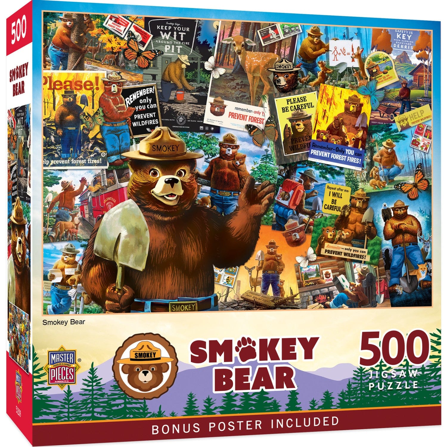 Smokey Bear Posters 500 Piece Puzzle