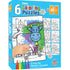 Coloring Puzzles 6-Pack - Farm 48 Piece Puzzles