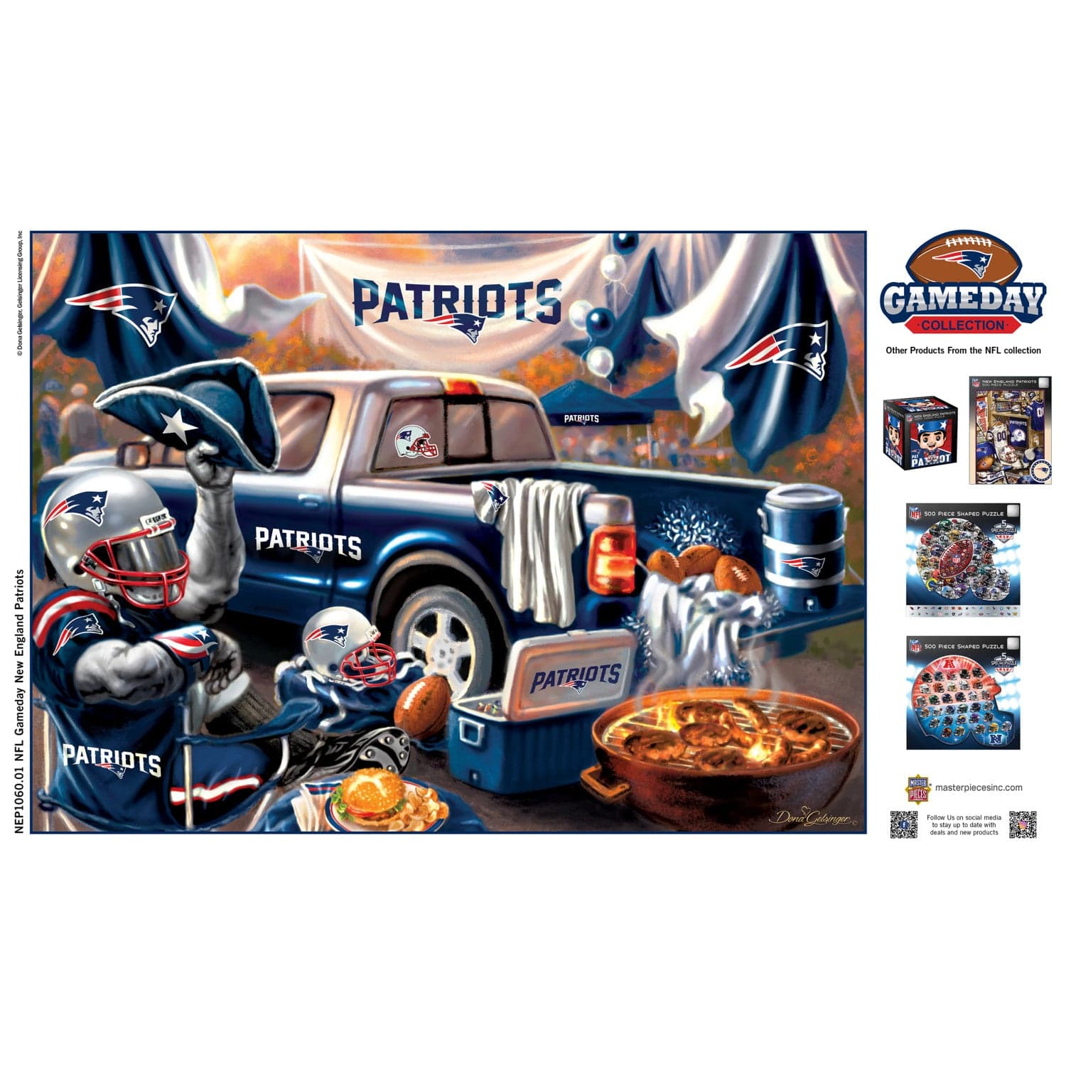 New England Patriots - Gameday 1000 Piece Jigsaw Puzzle