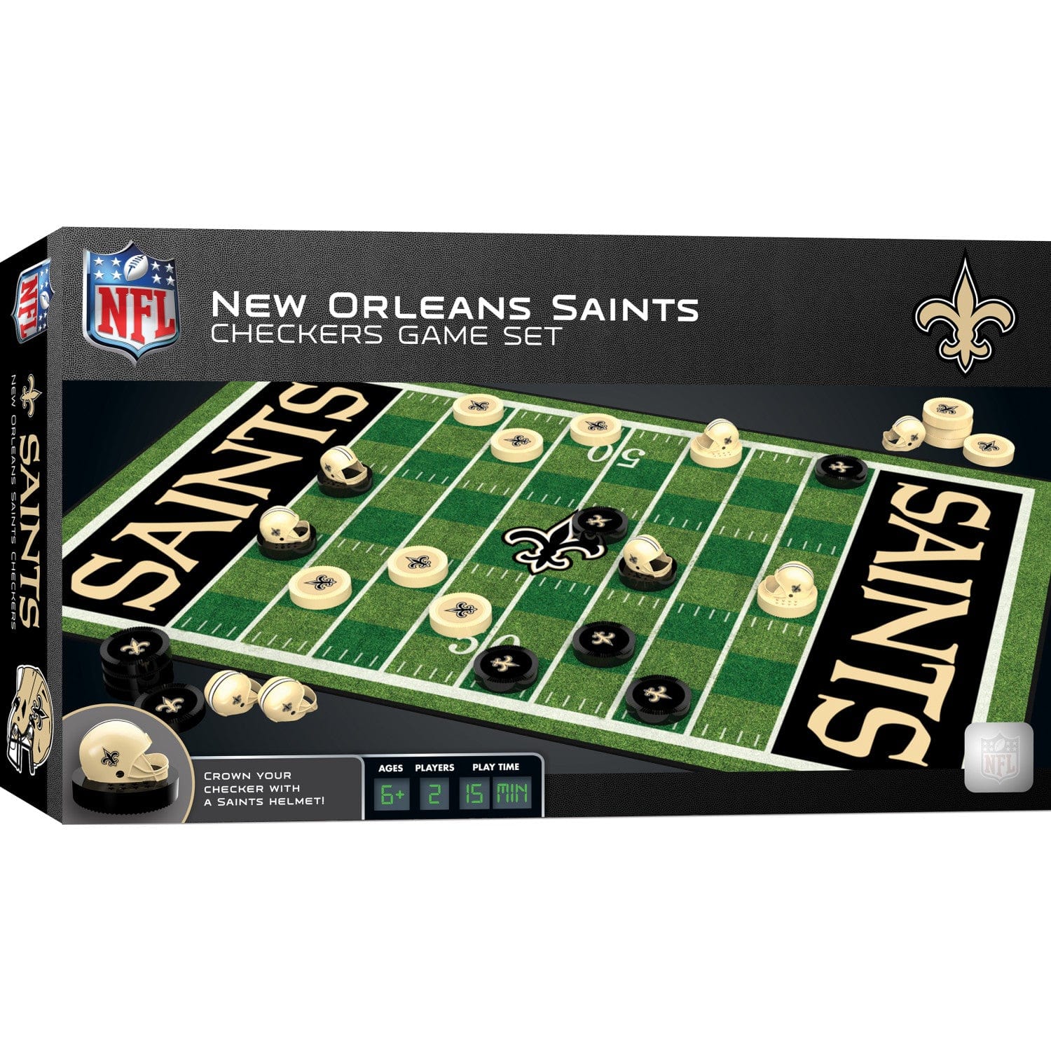 New Orleans Saints Checkers Board Game