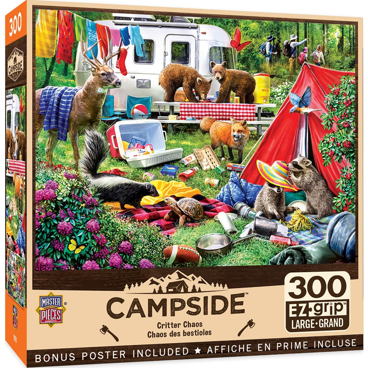 Campside - Critter Chaos 300 Piece EZ Grip Jigsaw Puzzle