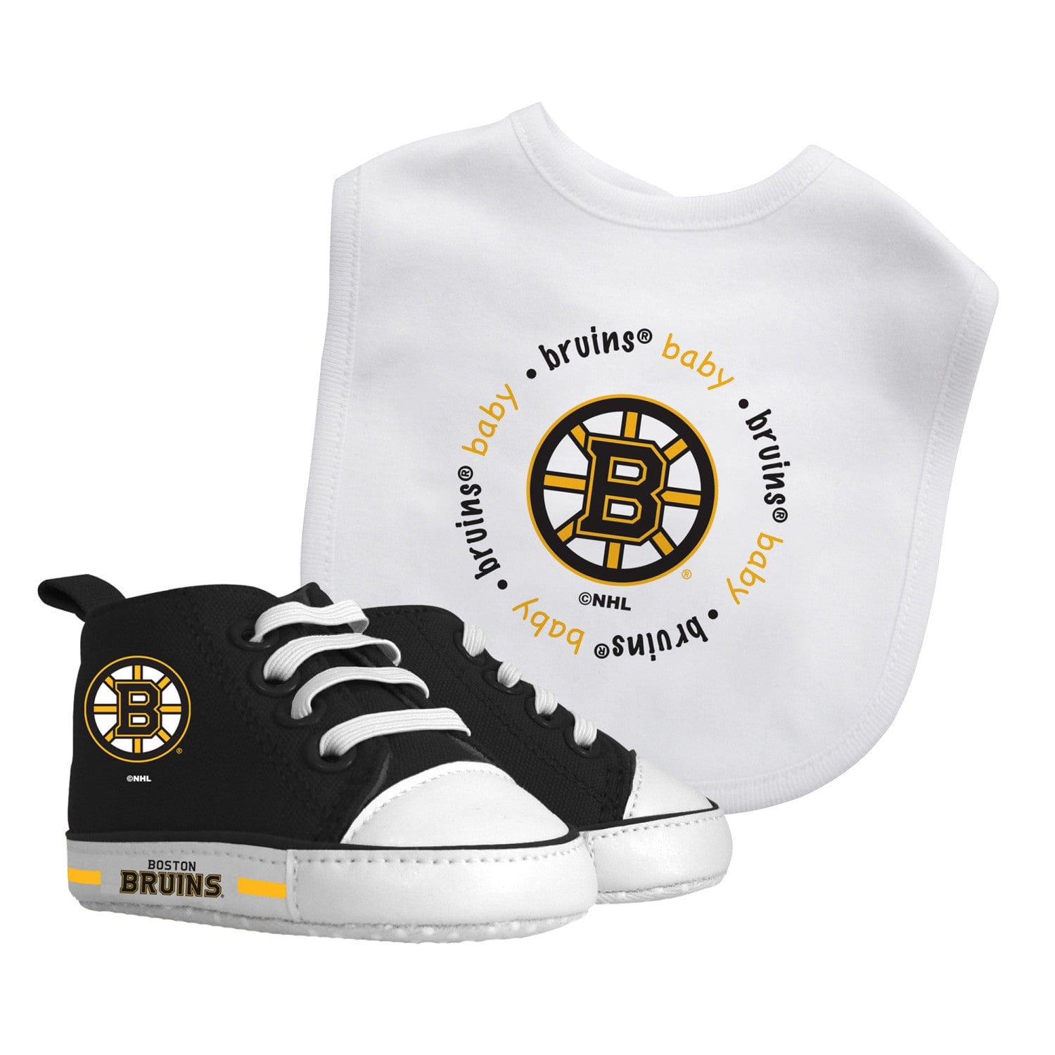 Boston Bruins NHL BabyFanatic 2 Piece Unisex Gift Set