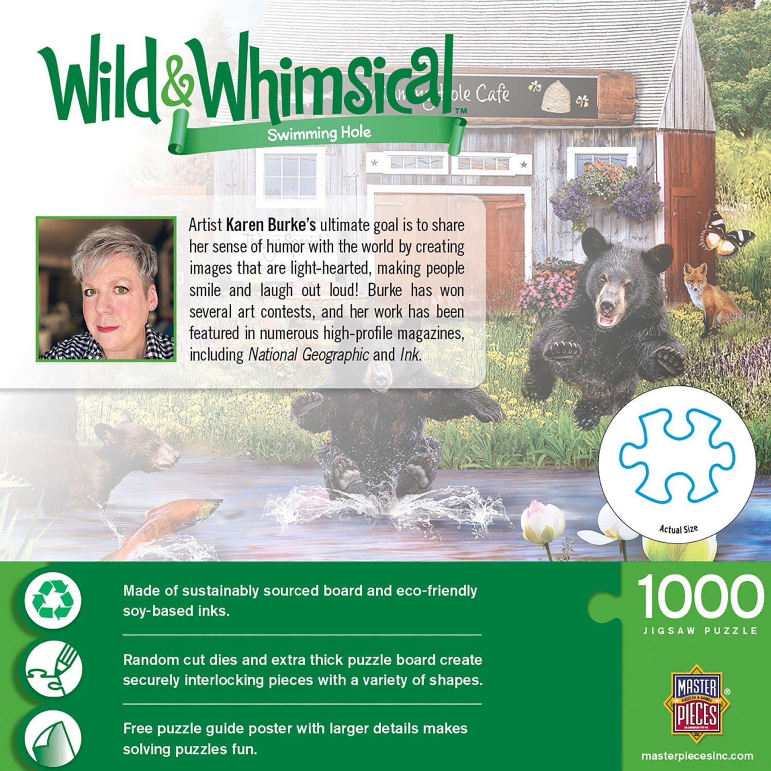 Wild & Whimsical - Swimming Hole 1000 Piece Jigsaw Puzzle