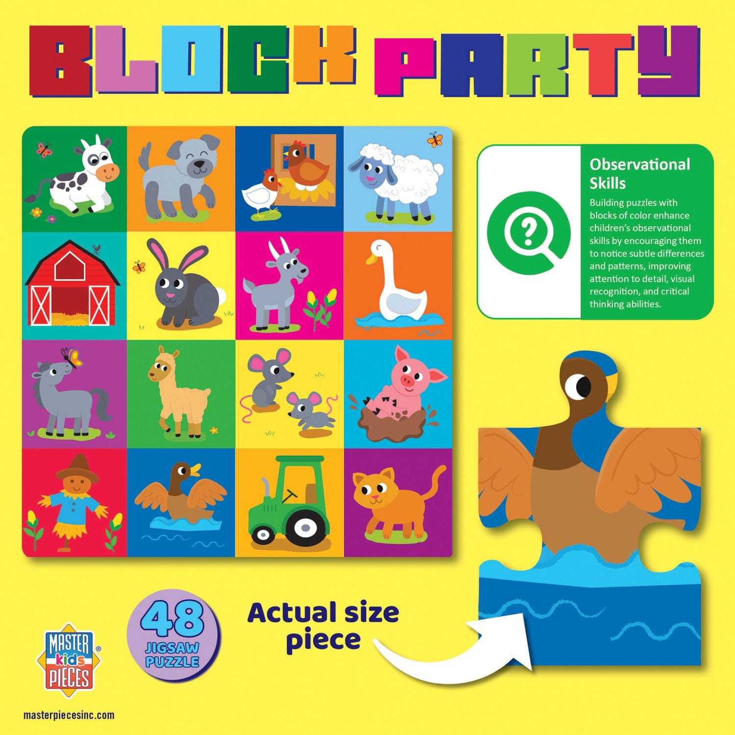 Block Party - Undersea 48 Piece Puzzle