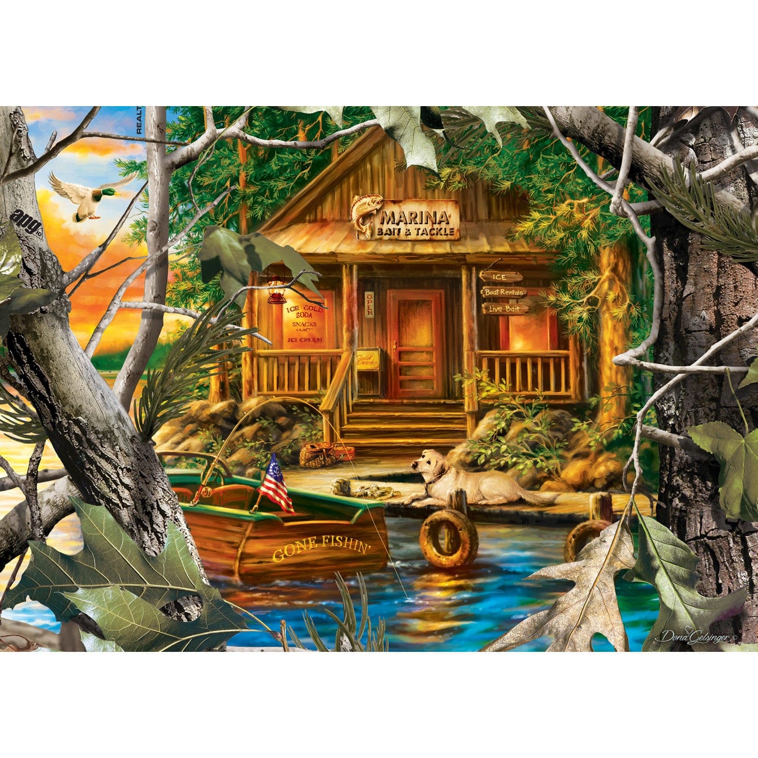 Realtree - Gone Fishing 1000 Piece Puzzle