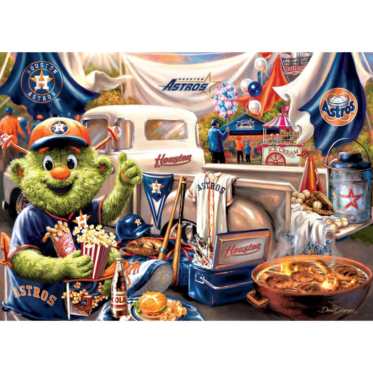 Houston Astros MLB Gameday 1000pc Puzzle