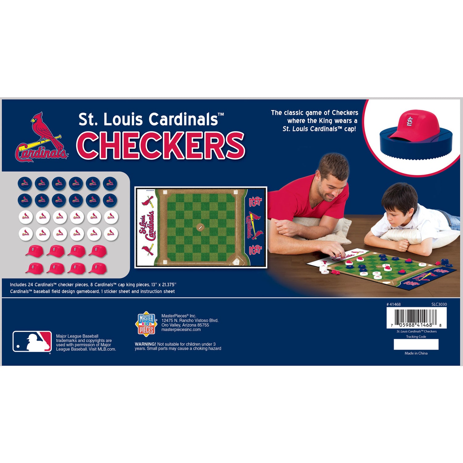 Masterpieces St Louis Cardinals Checkers