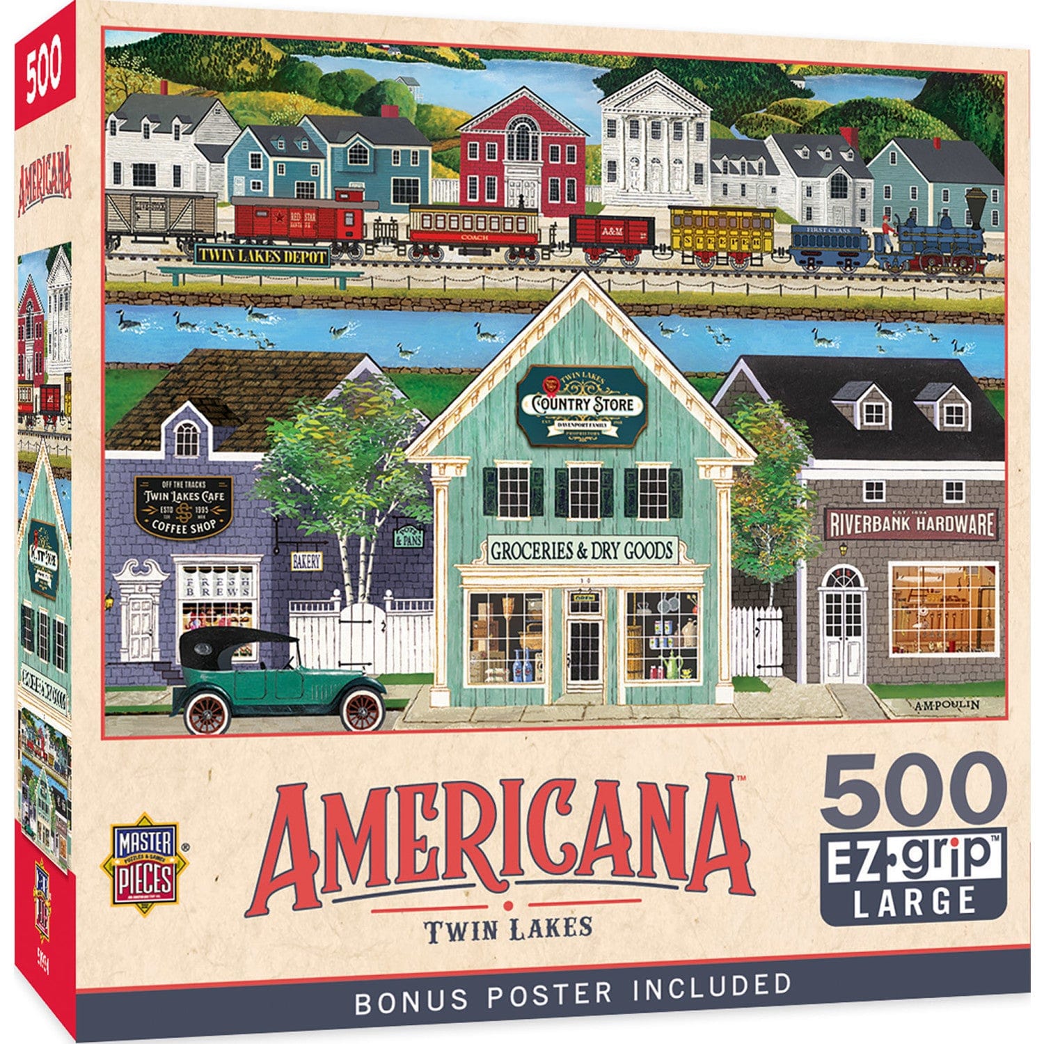 Americana - Twin Lakes 500 Piece EZ Grip Puzzle