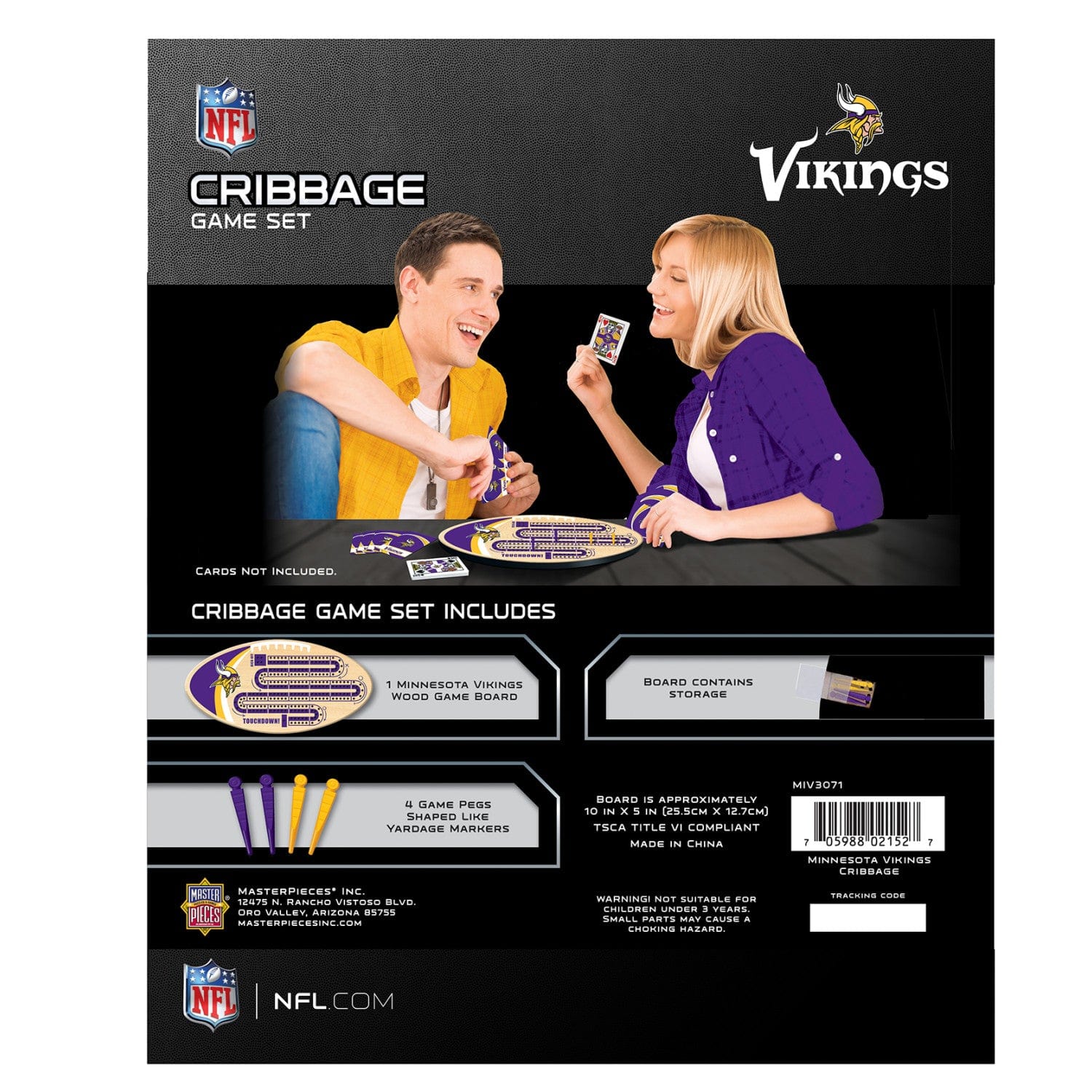 Minnesota Vikings NFL Cribbage