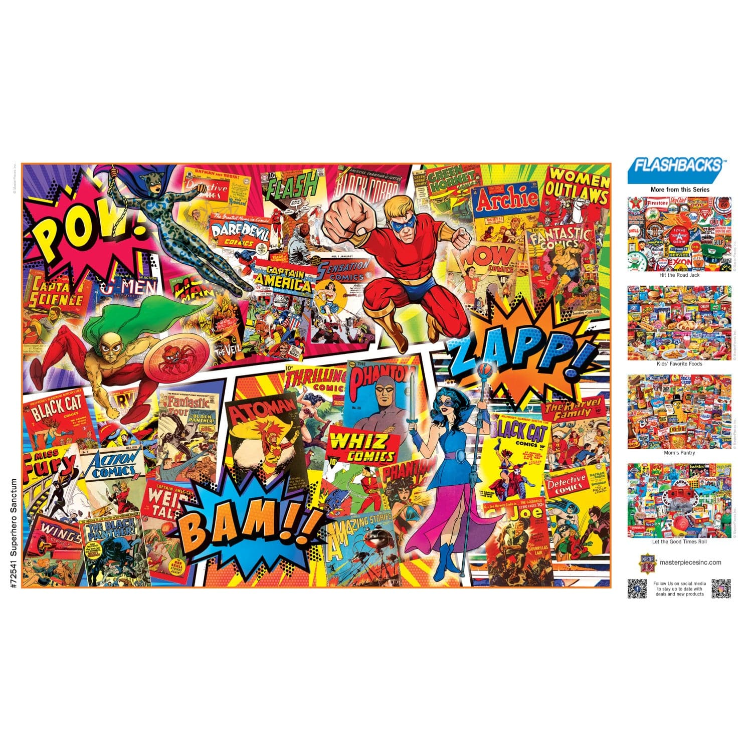 Flashbacks - Superhero Sanctum 1000 Piece Jigsaw Puzzle