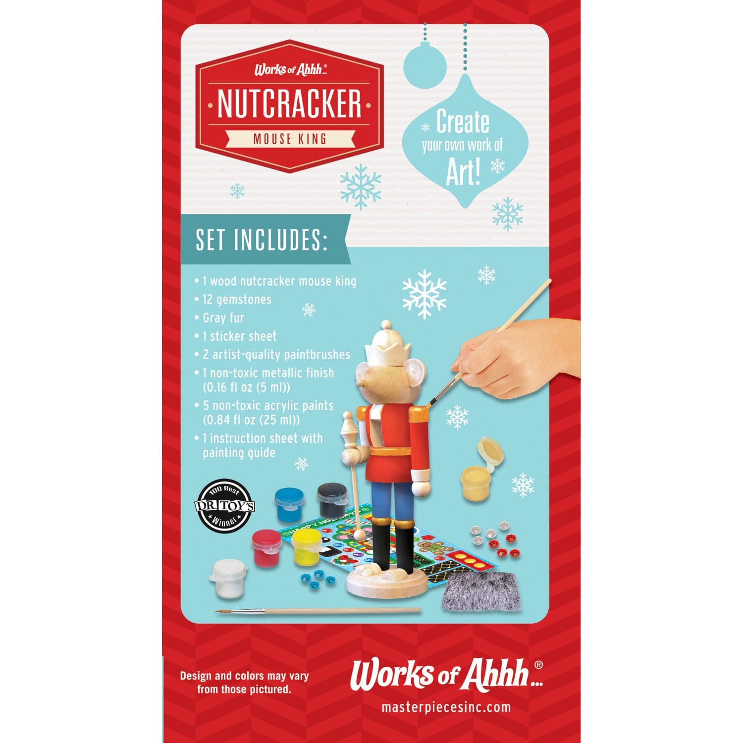 Nutcracker Mouse King - Holiday Wood Paint Kit