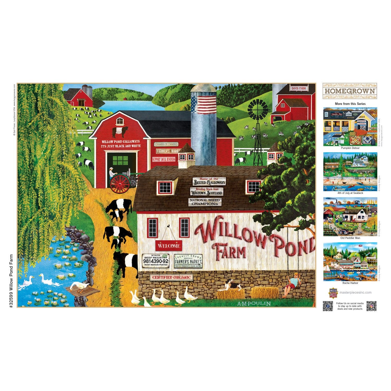 Homegrown - Willow Pond Farm 750 Piece Puzzle