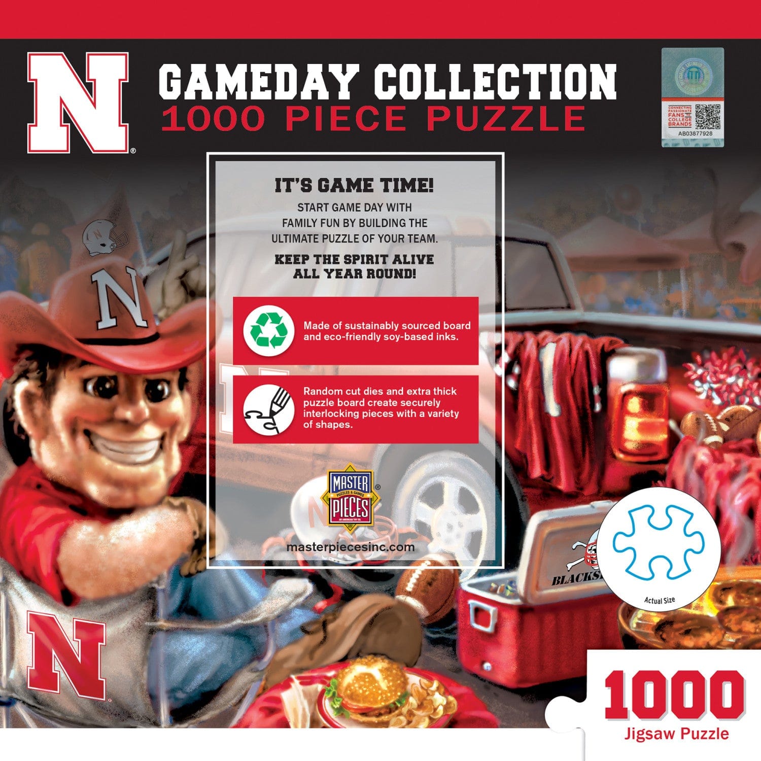 Nebraska Cornhuskers - Gameday 1000 Piece Jigsaw Puzzle