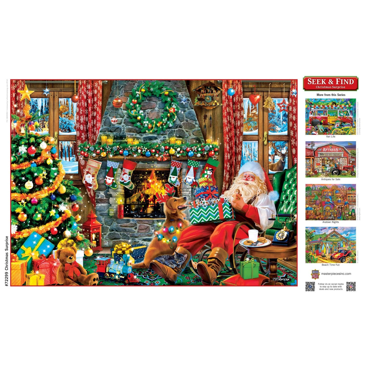 Seek & Find - Christmas Surprise 1000 Piece Jigsaw Puzzle